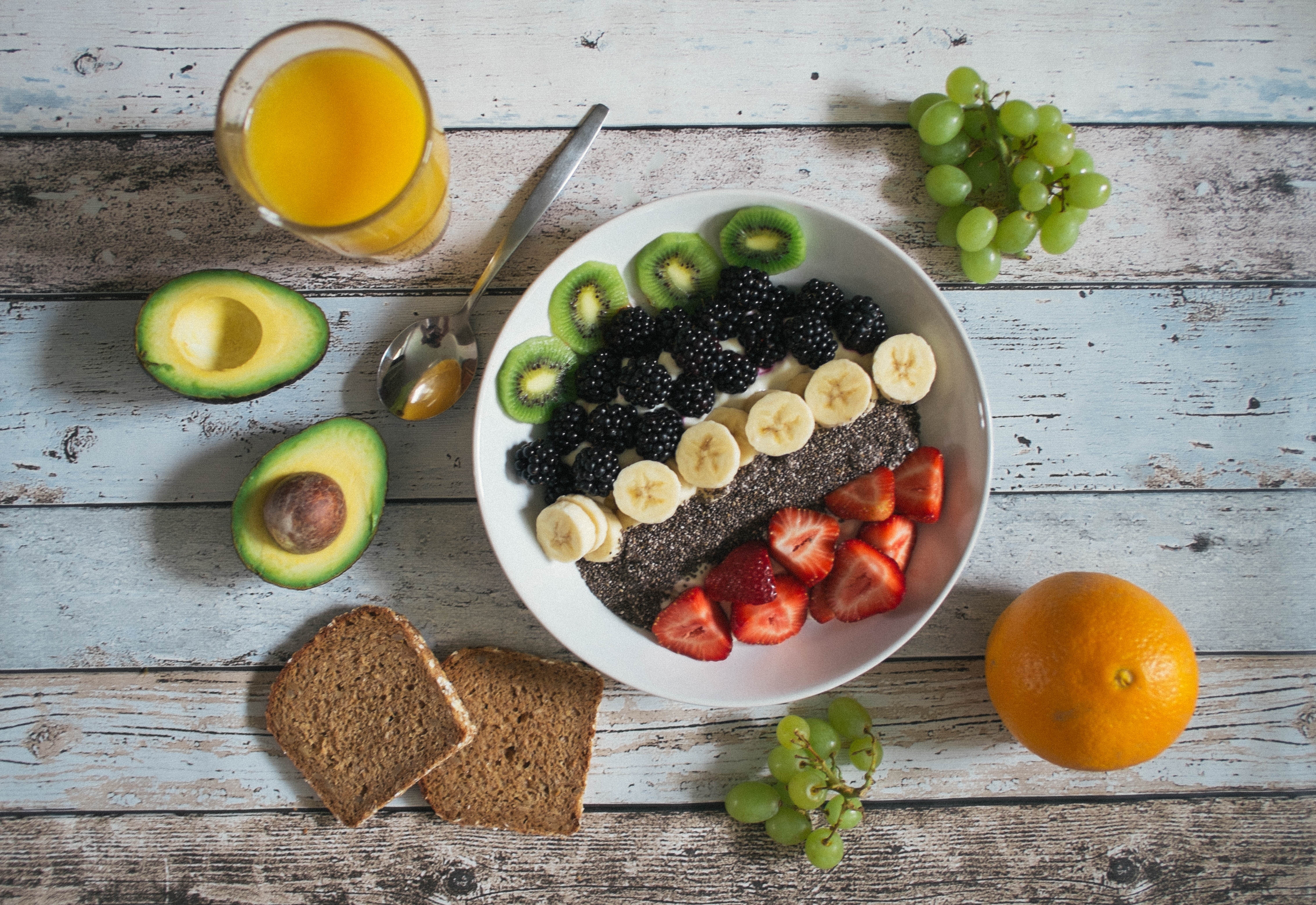 Healthy-Snacks-Fruit-Avocado-Toast