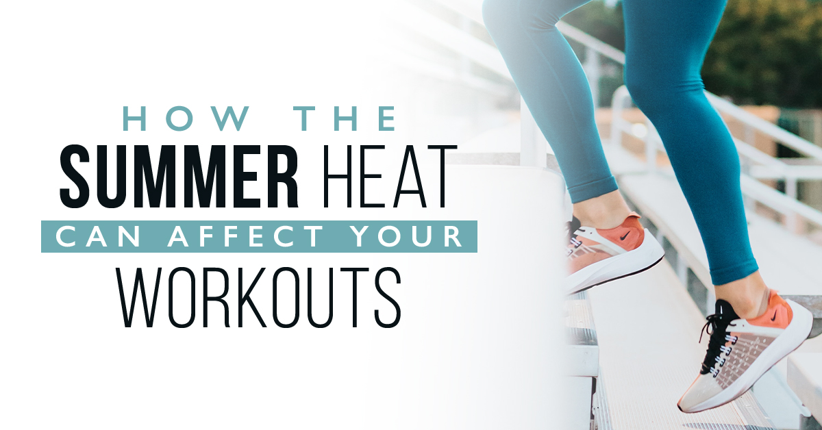 How the Summer Heat Affects Your Workouts with a woman running outdoors in the summer 