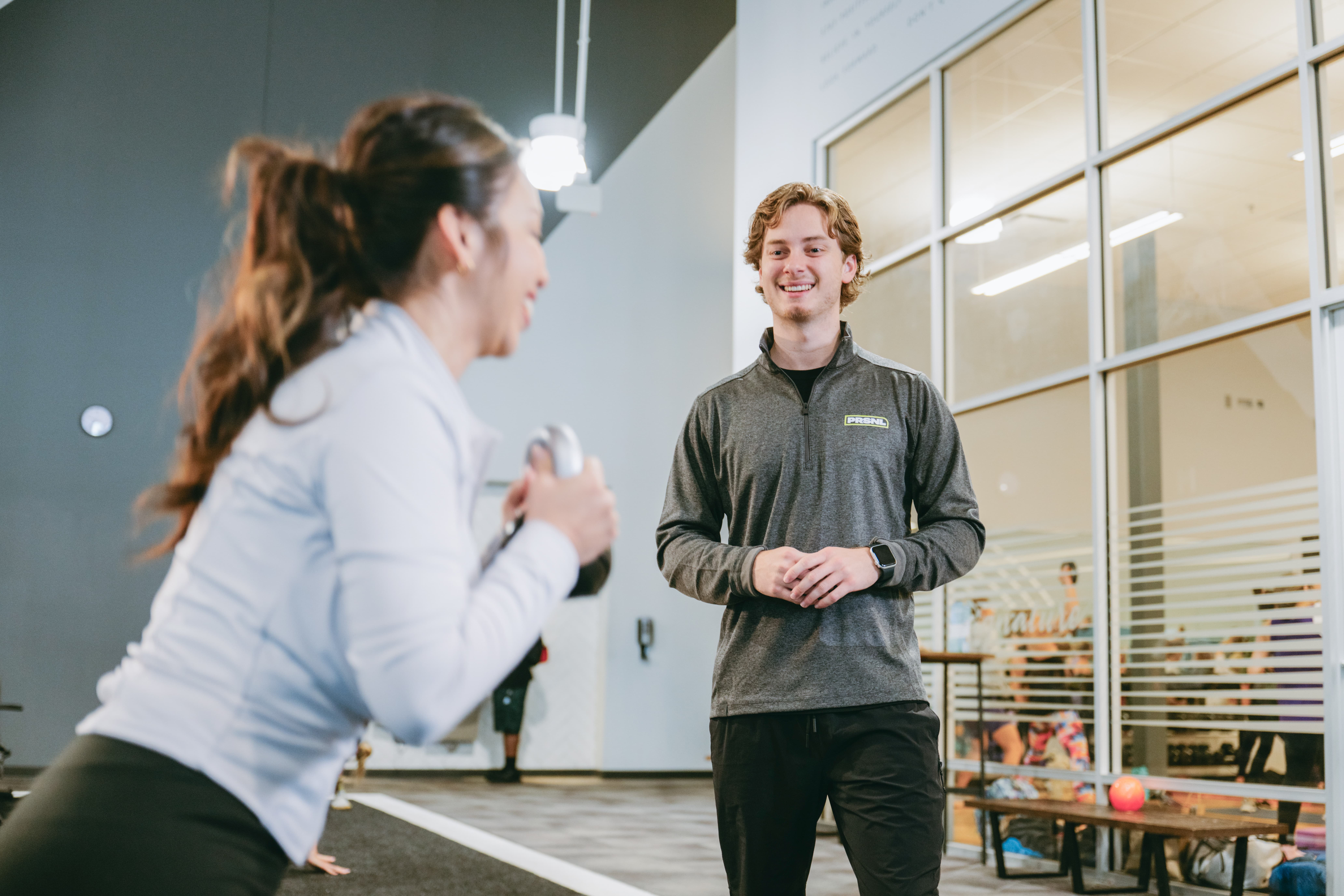 personal trainer coaching woman at O2 Fitness Clubs